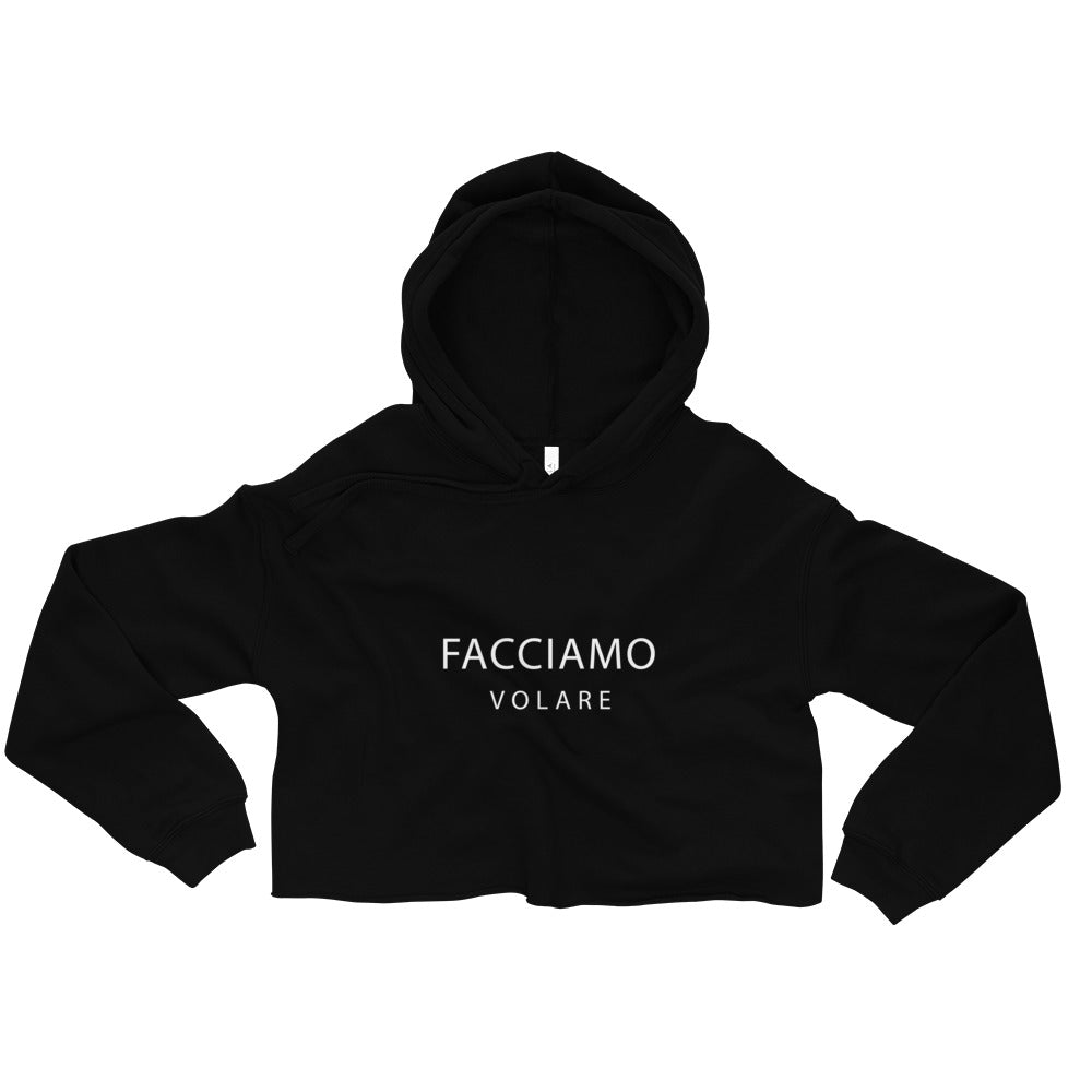 Women's Crop Hoodie | Crop Top Hoodie | FACCIAMO VOLARE