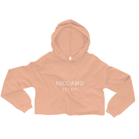 Women's Crop Hoodie | Crop Top Hoodie | FACCIAMO VOLARE