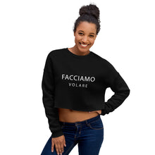 Load image into Gallery viewer, Women&#39;s Crop Sweatshirt | Women&#39;s Crop Shirt | FACCIAMO VOLARE