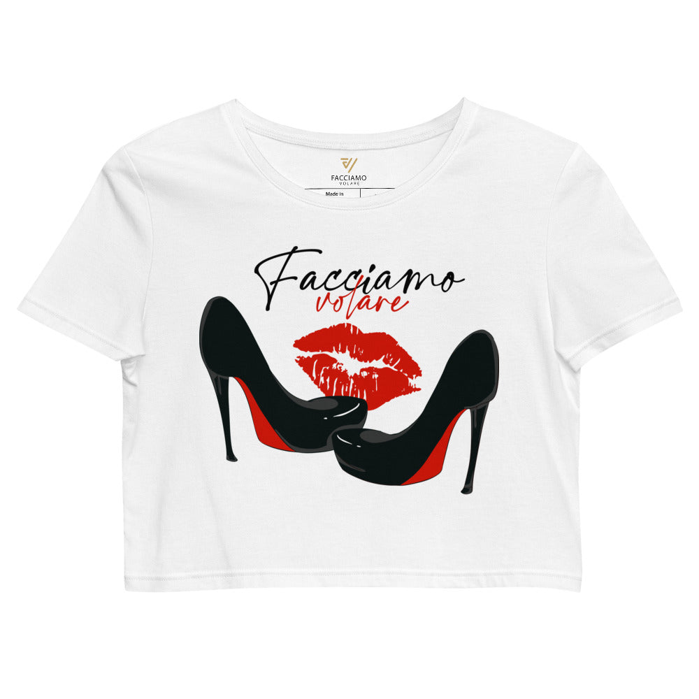 Girls Cropped Tops | Women's Short Sleeve T-Shirt | FACCIAMO VOLARE