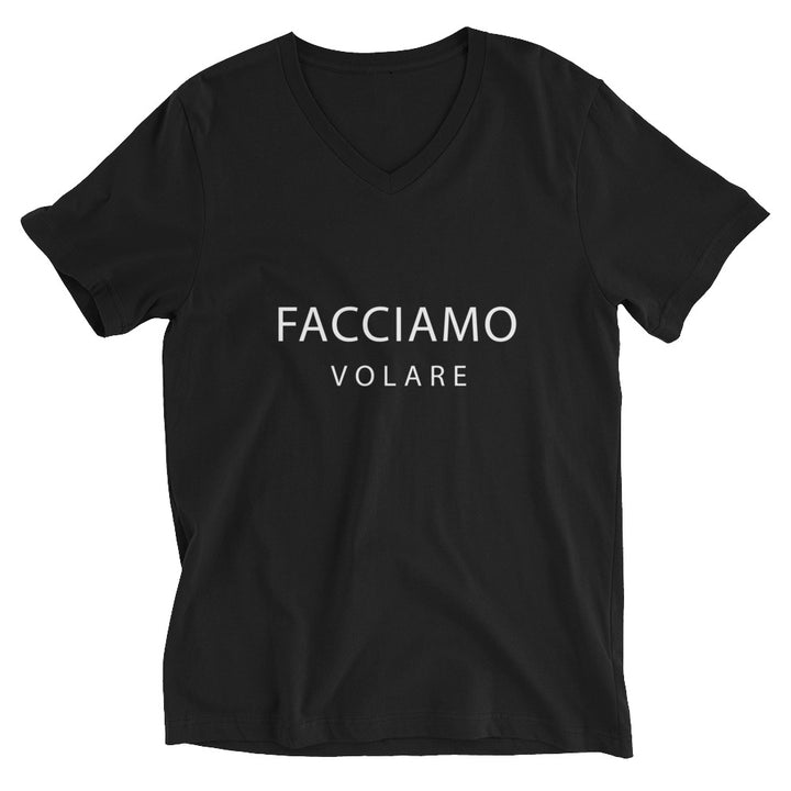 Unisex Black T-Shirt | FACCIAMO VOLARE T-Shirt | FACCIAMO VOLARE